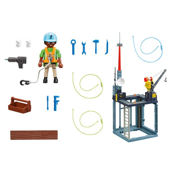 Playmobil 70816 Starter Pack Építkezés csörlővel